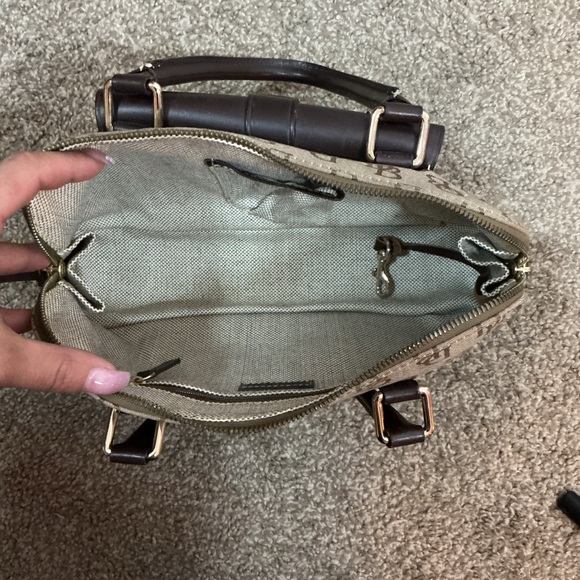 Dooney & Bourke Tan and Brown bag - Picture 7 of 8